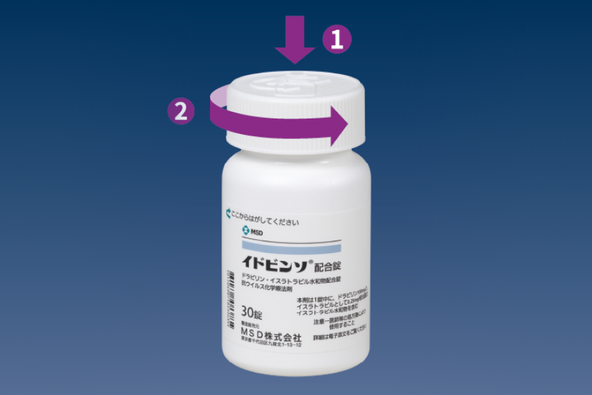 キャップの開け方